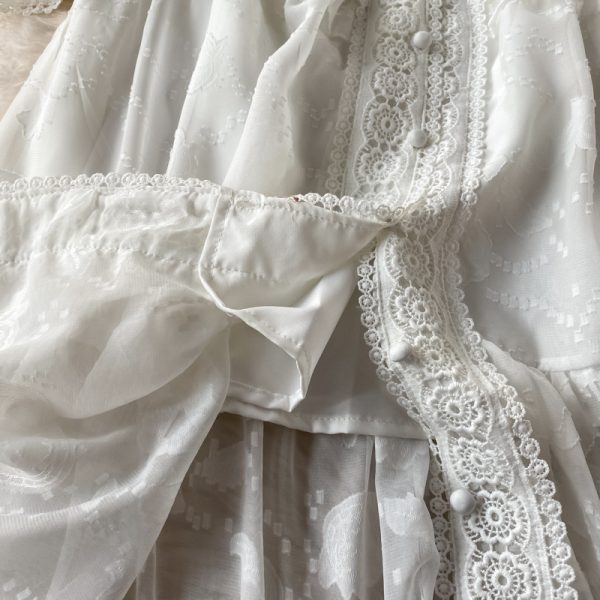 V-neck dress aristocratic temperament big pendulum lightly cooked long sleeve cultivate one's morality dress - Image 4